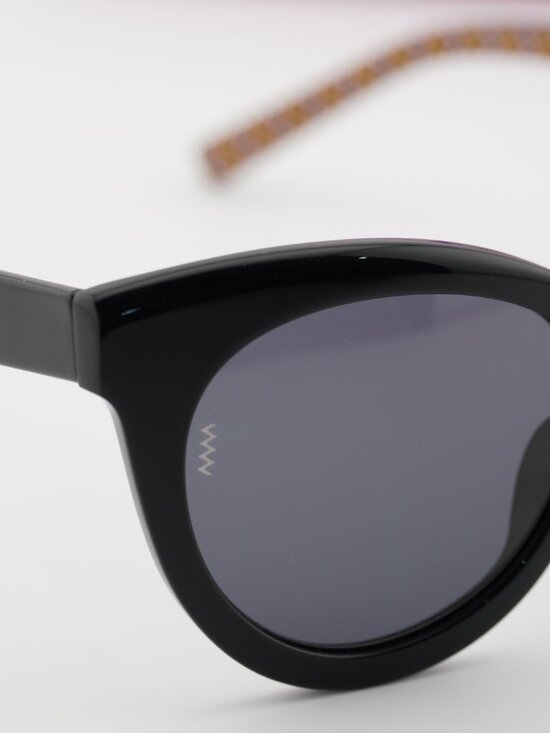 M Missoni MMI 0090/S 0807 IR Cat Eye Sunglasses - Black/Grey main image 5